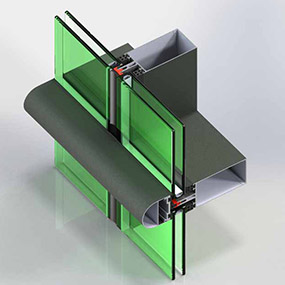 F50 Klasik Kapaklı Cephe Sistemi